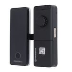 Fechadura Digital de Sobrepor com Biometria Athenas Preto