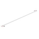 Perfil de Sobrepor em ABS Branco com Fita de LED 12W Luz Amarela 127V