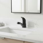 Monocomando para Banheiro Mesa Bica Baixa Preto 9039 ABS