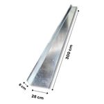 Rufo Externo Aço Corte 33 Zincado 3m Calhaforte