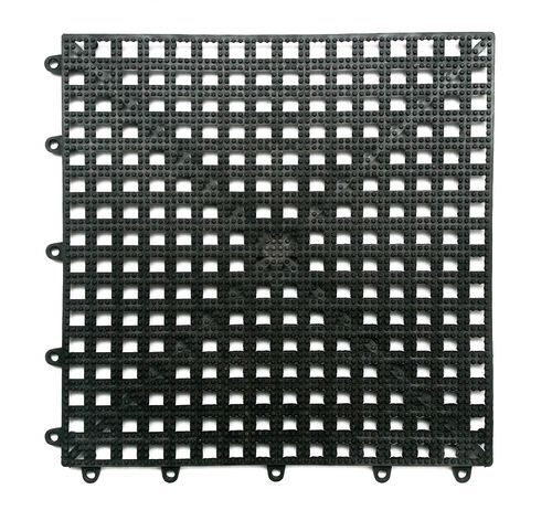 Piso Modulado Acqua Kap Preto 30x30cm