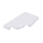 Cabeceira Moldura Direita Aço Corte 28 Galvalume Branco Calhaforte