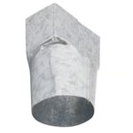 Bocal Misto Quadrado para Redondo Aço Corte 28 3" Zincado Calhaforte