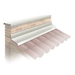 Rufo Externo Aço Corte 28 Galvalume Branco 3m Calhaforte