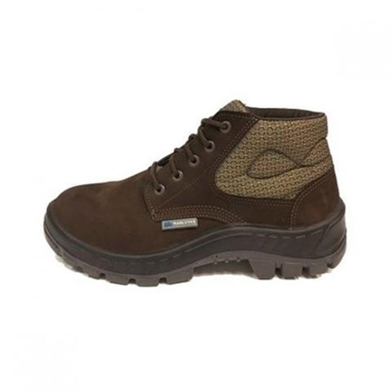 Bota Nobuck Marrom Bico Plástico Ca45611 N45 Marluvas