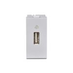 Módulo Carregador USB 1A Bivolt Branco Orion
