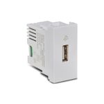Módulo Carregador USB 1A Bivolt Branco Orion