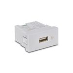 Módulo Carregador USB 1A Bivolt Branco Orion