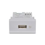 Módulo Carregador USB 1A Bivolt Branco Orion