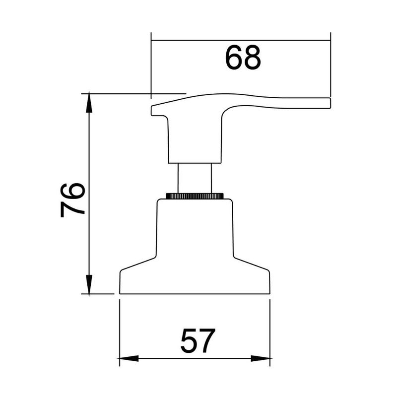 Acabamento Registro Base Deca Gaveta/Pressão 1/2" 3/4" 4901 C29 Metal