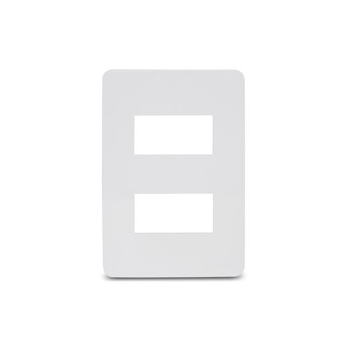 Placa 2 Postos 4x2 sem Suporte Orion Schneider