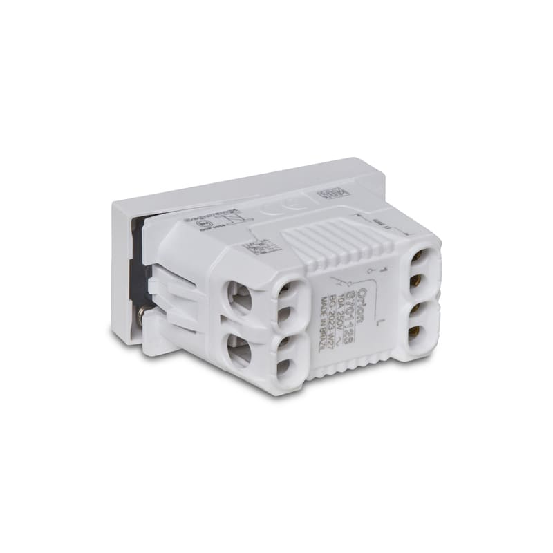 Módulo Pulsador para Campainha 10A/250V Branco Orion