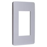 Placa 3 Postos 4x2 sem Suporte Gamma Silver Orion