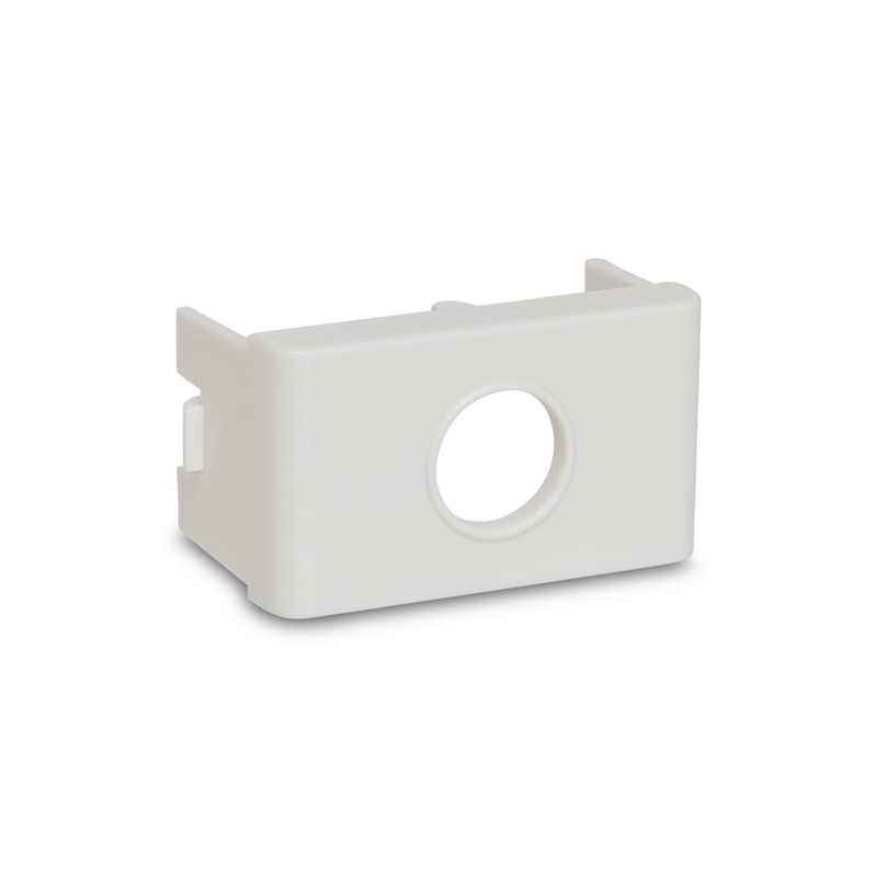 Módulo Saída de Fio com 2 Peças Branco Lunare