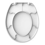 Assento Sanitário Convencional Premium PP Oval Branco