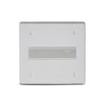 Placa 2 Postos 4x4 sem Suporte Branca Orion