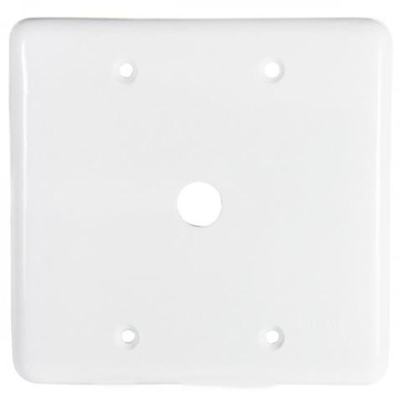 Placa Saída de Fio 4x4 Branca Stylus