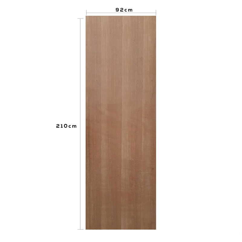 Folha de Porta Lisa Sarrafeada p/Verniz Curupixá Encabeçada 210x92cm