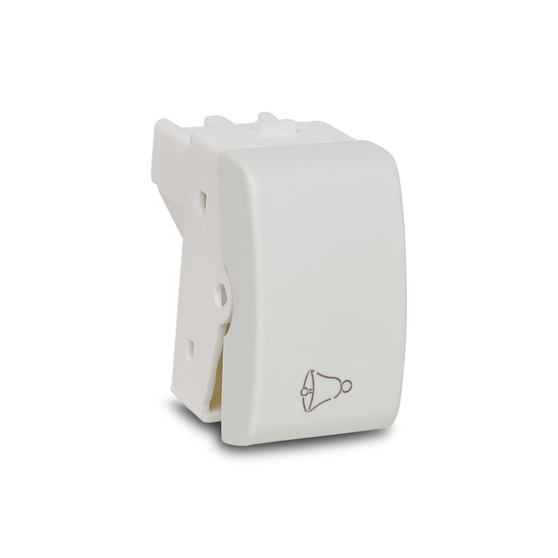 Módulo Pulsador para Campainha 10A/250V Branco Lunare