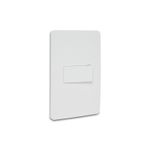 Conjunto Interruptor Simples 10A/250V 4x2 Branco Orion