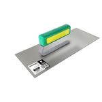 Desempenadeira Inox Lisa 12X29cm cabo aberto Galo