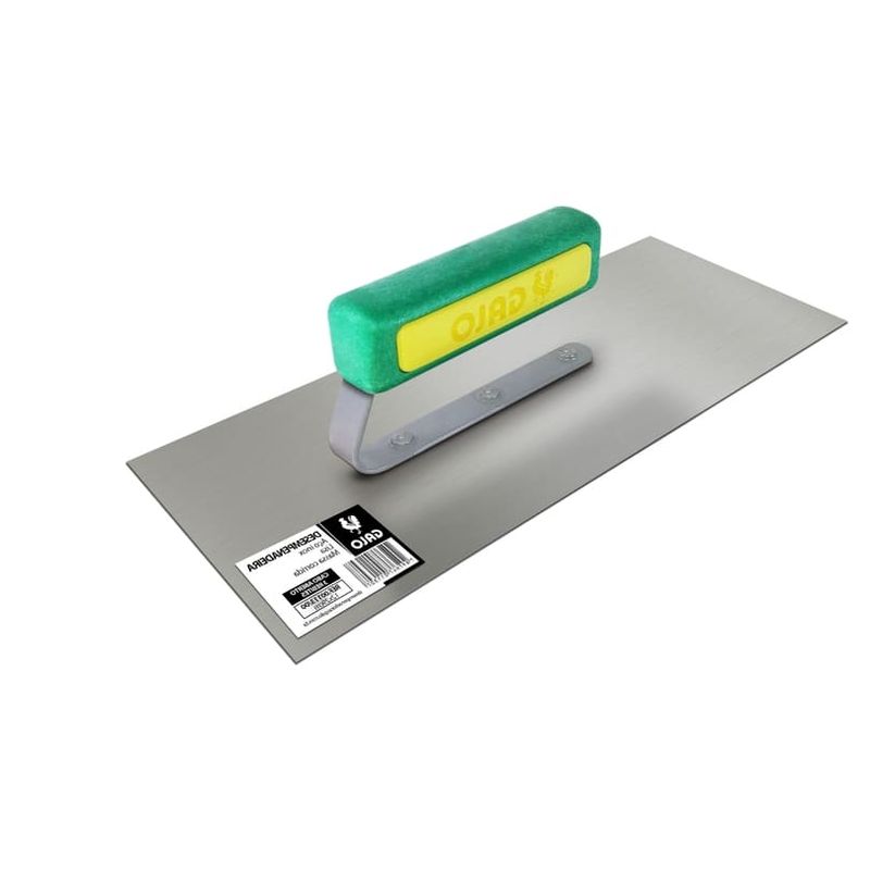 Desempenadeira Inox Lisa 12X29cm cabo aberto Galo