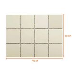 Revestimento Sand Bold Acetinado Bege 10x10cm 1,95m2