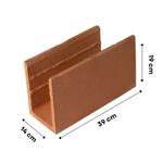 Canaleta Forma Cerâmica de Vedação 14x19x39cm City