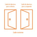 Porta Palheta Alumínio Brilhante Esquerdo 210x70cm