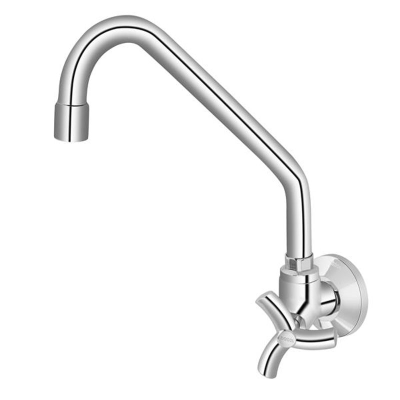 Torneira para Cozinha Parede 1/4V Bica Média Cromado Primor