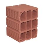 Meio Bloco Cerâmico de Vedação 14x19x14cm Nova União