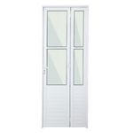 Porta Camarão Lambril Vidro Boreal Alumínio Branco Esquerdo 210x80cm