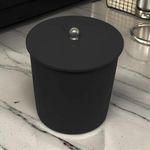 Lixeira Multiuso 5,5L Preta com Tampa Alupox