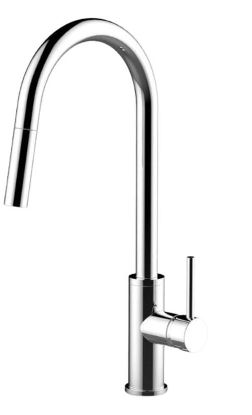 Monocomando para Cozinha Mesa Bica Alta Cromado Extensível