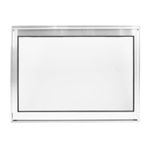 Maxim-ar Vidro Boreal sem Grade Alumínio Brilhante 60x80cm