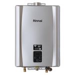 Aquecedor de Água a Gás GLP 21L E21 FEHG Inox Digital Bivolt Rinnai
