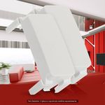 Módulo Cego com 2 Peças Branco Linha B3