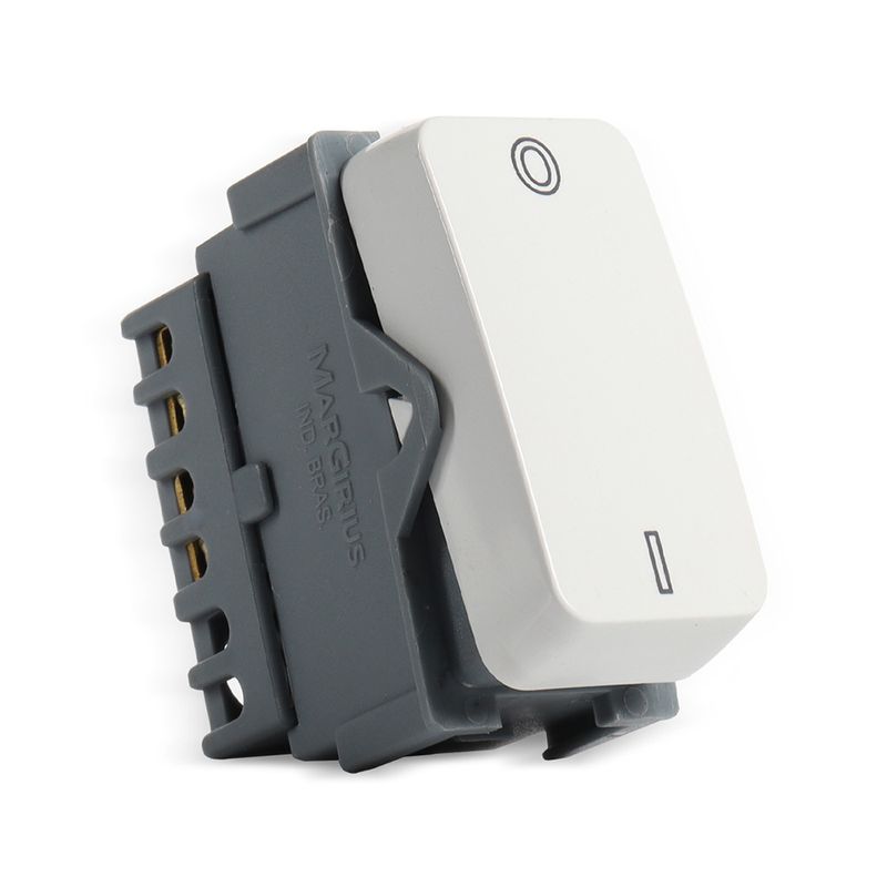 Módulo Interruptor Bipolar Simples 10A/250V Branco Linha B3