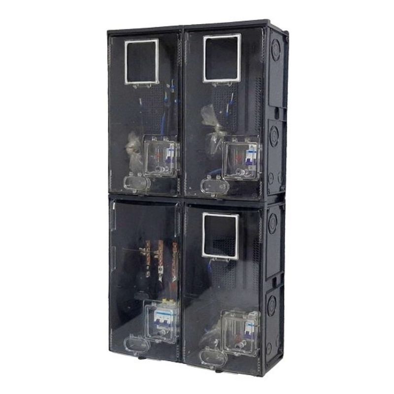 Caixa P Lateral para 3 Medidores Montada Padrão Cpfl/Enel/Bandeirantes