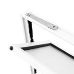 Janela Basculante Vidro Boreal Alumínio Branco 40x100cm