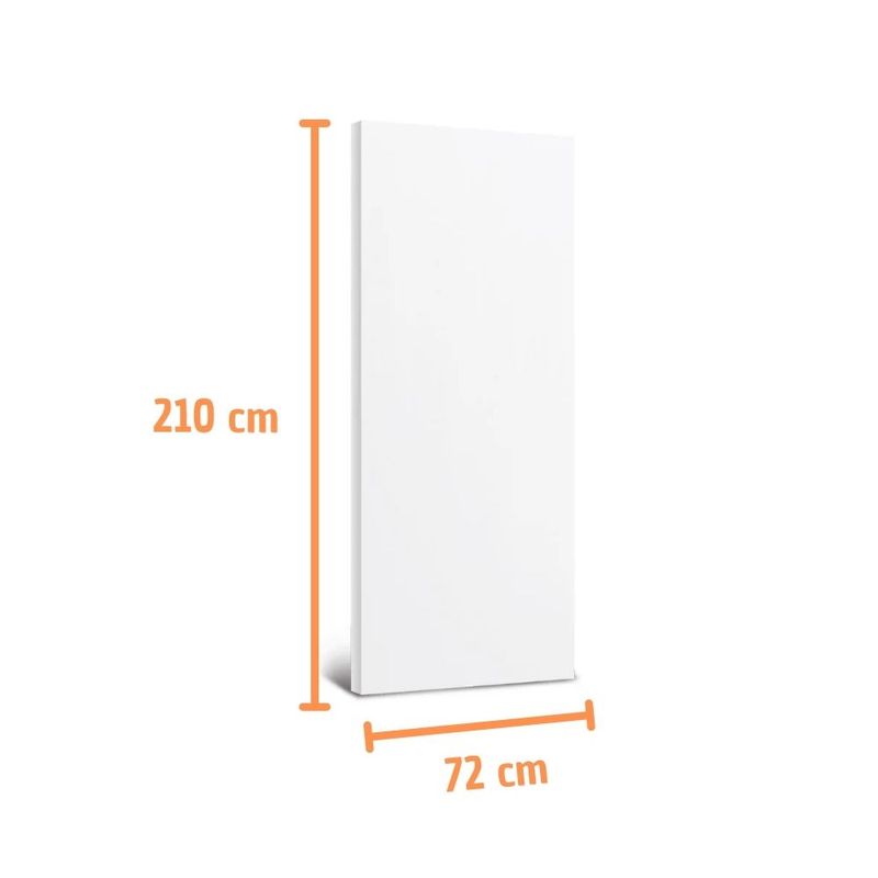 Folha de Porta Lisa Sólida HDF Pinus Primer 210x72cm