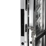 Porta Balcão Veneziana 6 Folhas Alumínio Brilhante 210x150cm