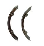 Conjunto Arremate Direito e Esquerdo Cromado para Box