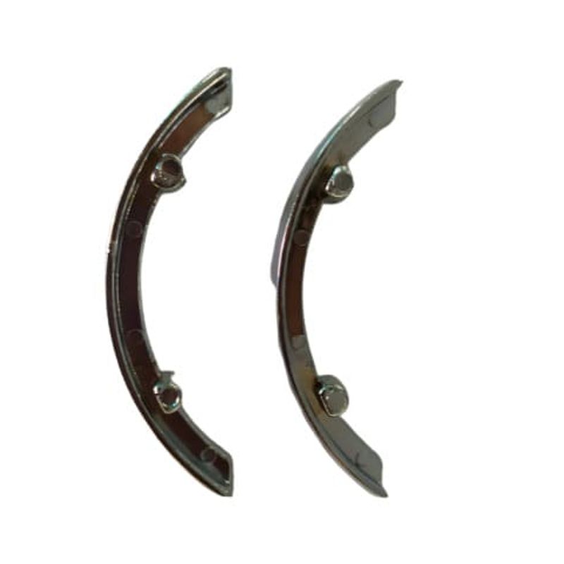 Conjunto Arremate Direito e Esquerdo Cromado para Box