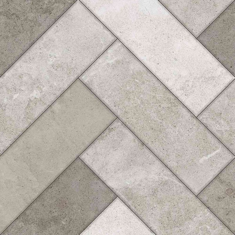 Piso Trento HD Bold Acetinado ABS Cinza 57x57cm 3,30m2