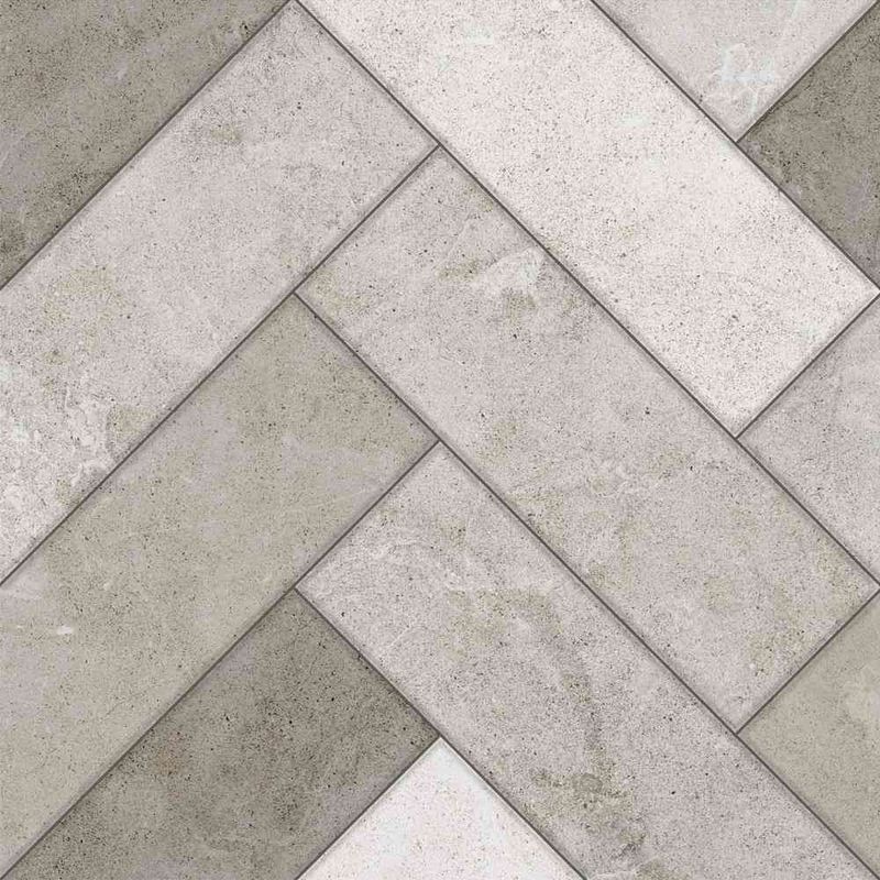 Piso Trento HD Bold Acetinado ABS Cinza 57x57cm 3,30m2