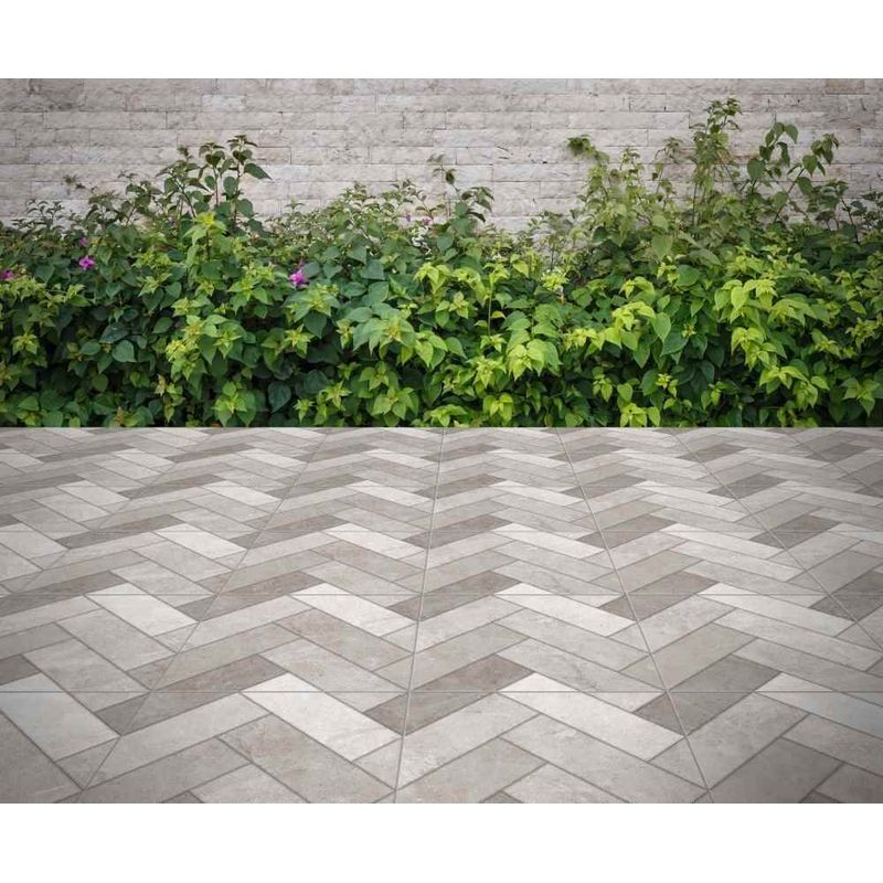 Piso Trento HD Bold Acetinado ABS Cinza 57x57cm 3,30m2