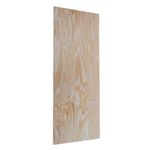 Folha de Porta Lisa Sarrafeada para Pintura Pinus 210x82cm