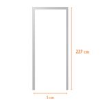 Kit Guarnição Melamínico Regulável 2 Lados Branco 227x5x1cm