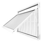 Maxim-ar Vidro Boreal com Grade Alumínio Branco 60x80cm